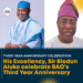 His Excellency,Sir, Biodun Aluko Celebrate BAO’s Third Year Anniversary