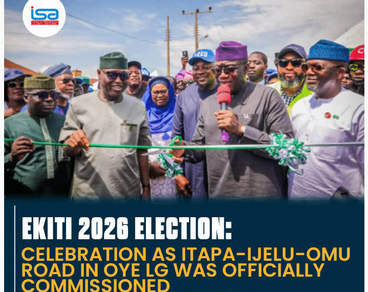 Once again, the beauty of continuity in good governance shone brightly in the Land of Honour today as the Itapa–Ijelu–Omu Road in Oye Local Government Area was officially commissioned