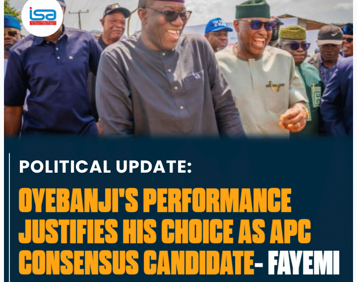 You keep agonising… He keeps organising — the game changer of Ekiti State!