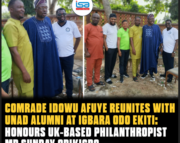 Comrade Idowu Afuye Reunites with Classmates at Igbara-Odo Ekiti