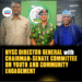 Brigadier-General O.O. Nafiu, the Director-General of the National Youth Service Corps (NYSC), met with Sen. Yemi Adaramodu, Chairman of the Senate Committee on Youth and Community Engagement,