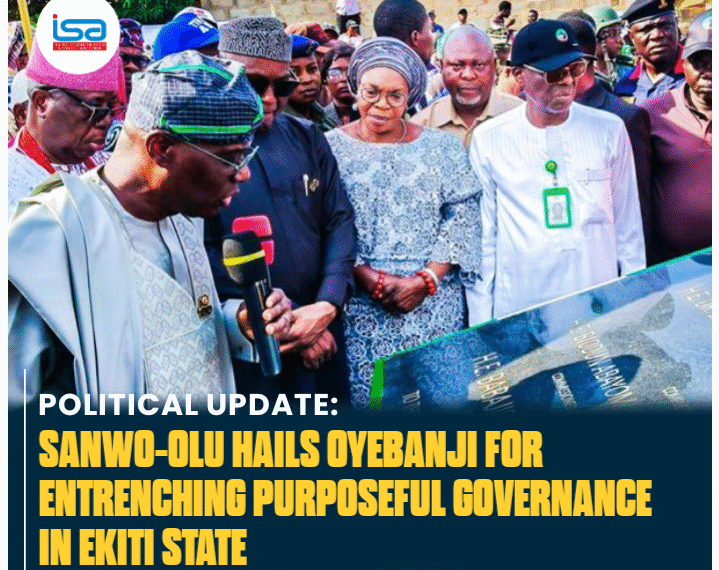 SANWO-OLU HAILS OYEBANJI FOR ENTRENCHING PURPOSEFUL GOVERNANCE IN EKITI