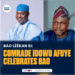 Comrade Idowu Afuye: “Anyone Contesting Against BAO is Wasting Time and Resources