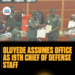 OLUYEDE ASSUMES OFFICE AS 19TH CHIEF OF DEFENCE STAFF