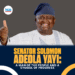 SENATOR YAYI A MAN OF THE PEOPLE AND A SYMBOL OF PROGRESS