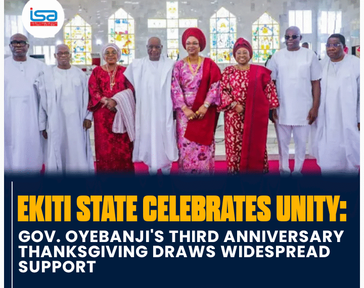 Ekiti State Celebrates Unity: Governor Oyebanji’s Third Anniversary Thanksgiving Draws Widespread Support