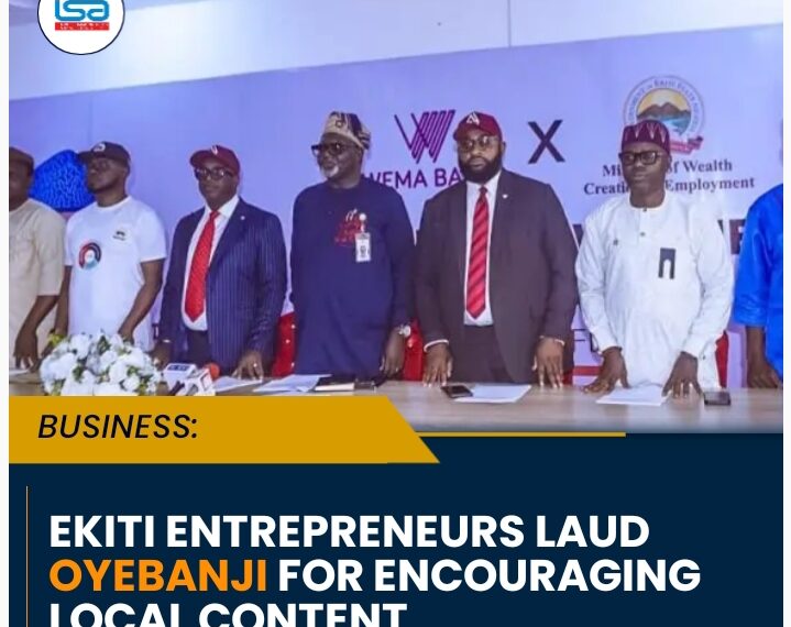 Ekiti entrepreneurs laud Oyebanji for encouraging local content