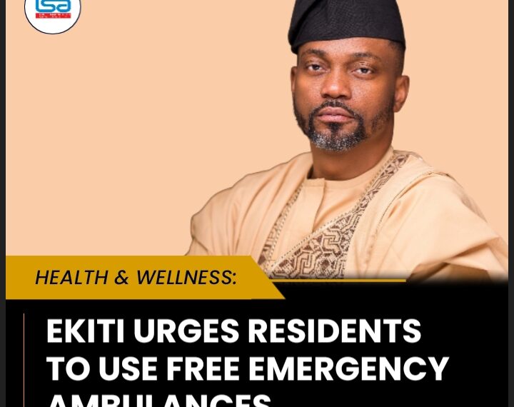 Ekiti Commissioner for Health and Human Services, Dr Oyebanji Filani urges residents to use free emergency health services