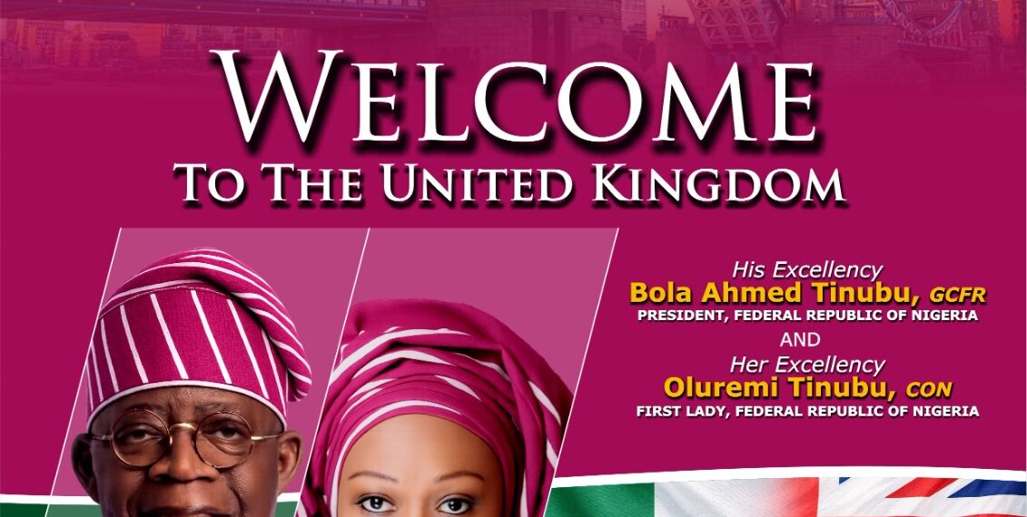 APC UK Welcomes President Bola Ahmed Tinubu and the First Lady Oluremi Tinubu, CON, to the United Kingdom