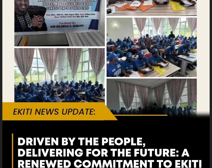 DRIVEN BY THE PEOPLE, DELIVERING FOR THE FUTURE: A RENEWED COMMITMENT TO EKITI NORTH CONSTITUENCY II