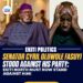 ENOUGH IS ENOUGH: SEN. CYRIL OLUWOLE FASUYI STOOD AGAINST HIS PARTY—EKITI NORTH MUST NOW STAND AGAINST HIM