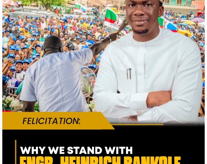 Why We Stand with Engr. Henrich Bankole Akomolafe