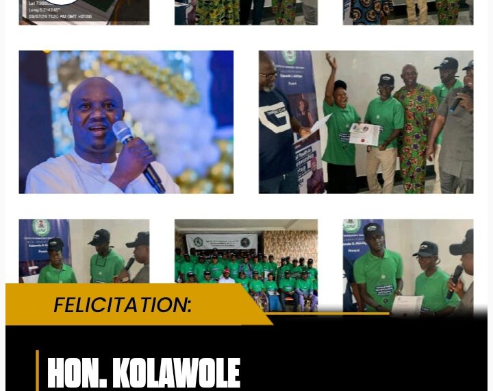 A LEADER WHO DELIVERS, A REPRESENTATIVE WHO CARES: HON. AKINLAYO KOLAWOLE FOR CONTINUED SERVICE