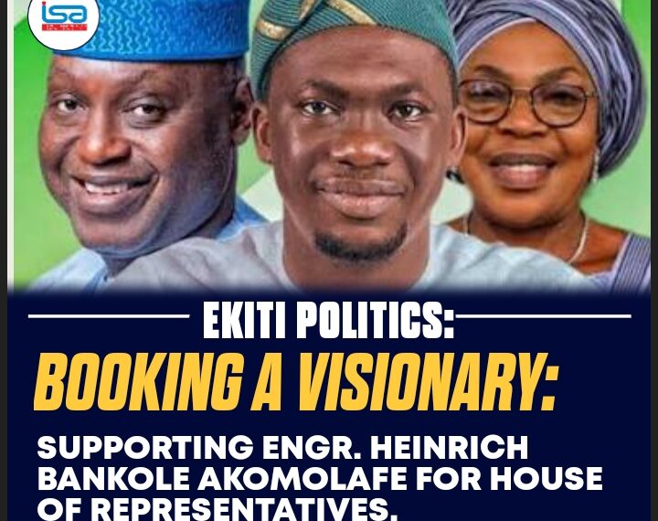 Backing a Visionary: Supporting Engr. Henrich Bankole Akomolafe for House of Representatives