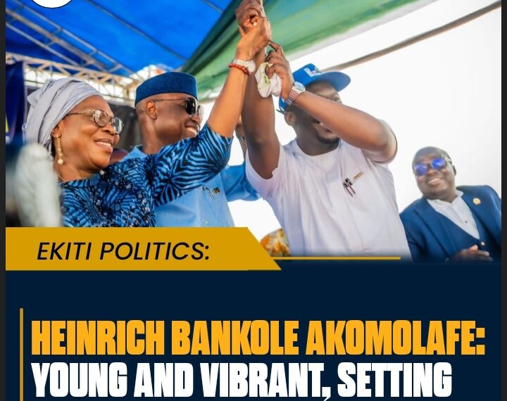 HEINRICH BANKOLE AKOMOLAFE: YOUNG AND VIBRANT,SETTING THE PACE