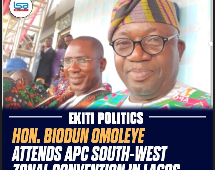 HON. BIODUN OMOLEYE ATTENDS APC SOUTH-WEST ZONAL CONVENTION IN LAGOS