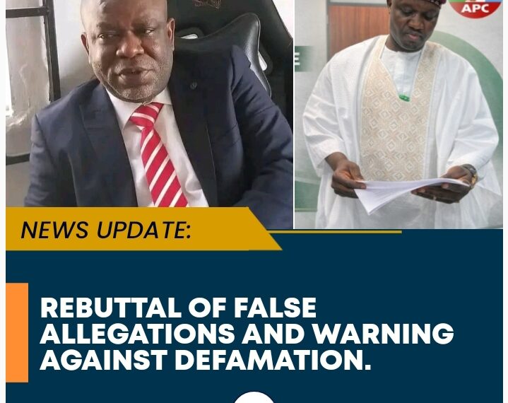 REBUTTAL OF FALSE ALLEGATIONS AND WARNING AGAINST DEFAMATION