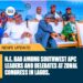 H.E. BAO AMONG SOUTHWEST APC LEADERS AND DELEGATES AT ZONAL CONGRESS IN LAGOS