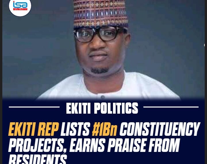 Ekiti Rep Lists ₦1bn Constituency Projects, Earns Praise from Residents