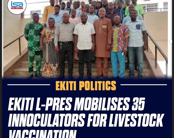 Ekiti L-PRES mobilises 35 inoculators for livestock vaccination