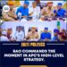 BAO COMMANDS THE MOMENT IN APC’S HIGH-LEVEL STRATEGY