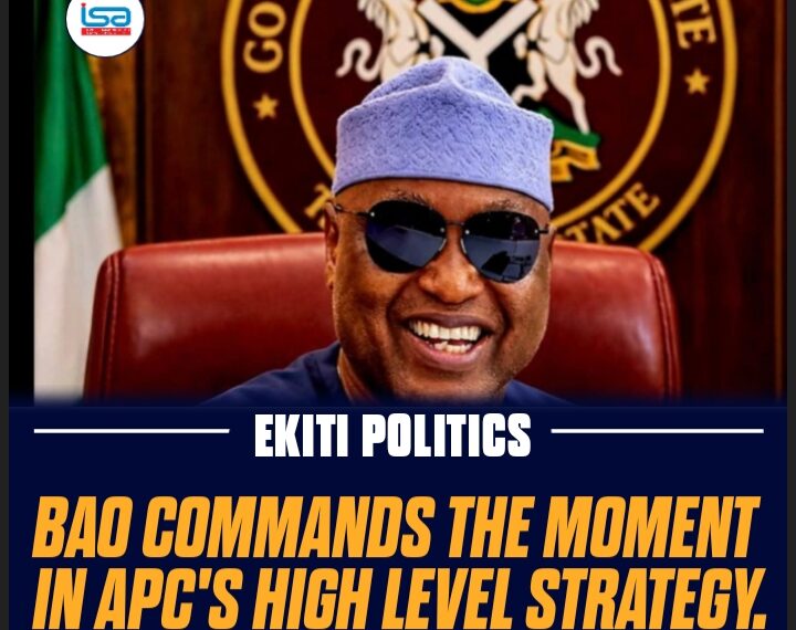 BAO COMMANDS THE MOMENT IN APC’S HIGH-LEVEL STRATEGY