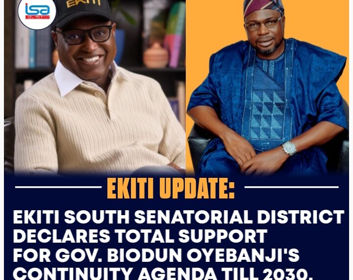 Ekiti South Senatorial District Declares Total Support for Governor Biodun Oyebanji’s Continuity Agenda Till 2030