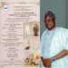 A LIFE OF HONOUR, A LEGACY OF LOVE: COMRADE IDOWU AFUYE CELEBRATES THE TIMELESS MEMORY OF HIS FATHER