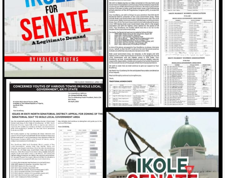 IKOLE FOR SENATE: A JUST AND LONG-OVERDUE DEMAND