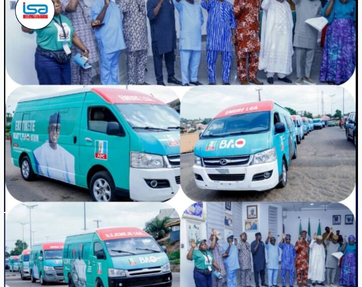 Governor Oyebanji Donates Campaign Buses to APC Across Ekiti’s 16 Local Governments