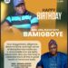 A CELEBRATION OF HONOR, BROTHERHOOD, AND SERVICE: HAPPY BIRTHDAY TO BRIGADIER GENERAL BAMIGBOYE
