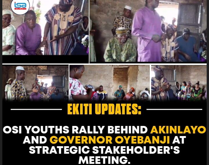 Osi Youths Rally Behind Akinlayo and Governor Oyebanji at Strategic Stakeholders’ Meeting