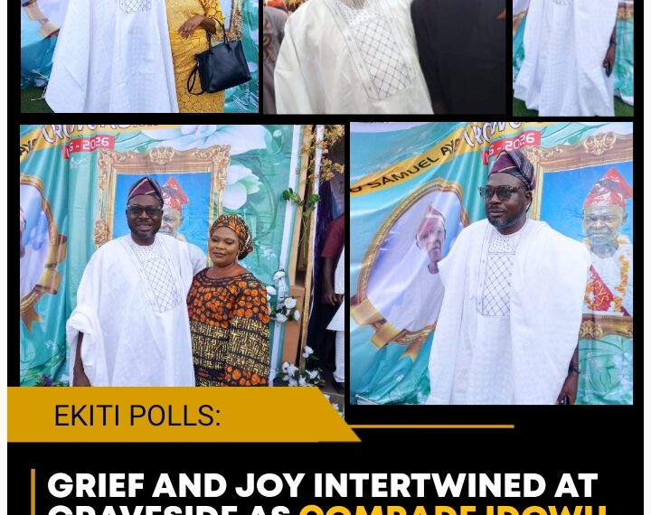 Grief and Joy Intertwine at Graveside as Comrade Idowu Afuye Lays Father, Pa Adedayo Samuel Ayeni, to Rest in Ode-Ekiti