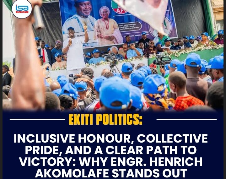 Inclusive Honor, Collective Pride, and a Clear Path to Victory: Why Engr. Henrich Akomolafe Stands Out