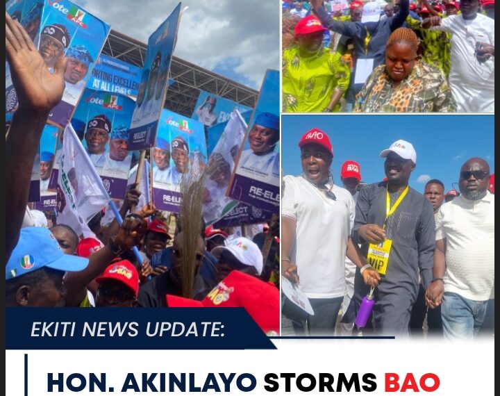 HON. AKINLAYO STORMS BAO 2026 CAMPAIGN FLAG-OFF, REAFFIRMS TOTAL SUPPORT FOR GOVERNOR OYEBANJI