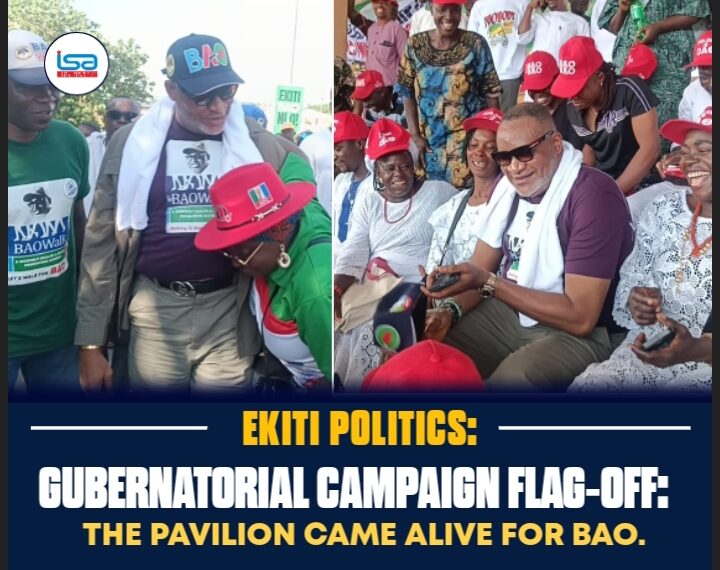 GUBERNATORIAL CAMPAIGN FLAG-OFF – ADO EKIT AND THE EVENT VENUE, THE PAVILION, CAME ALIVE FOR BAO