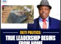 TRUE LEADERSHIP BEGINS FROM HOME