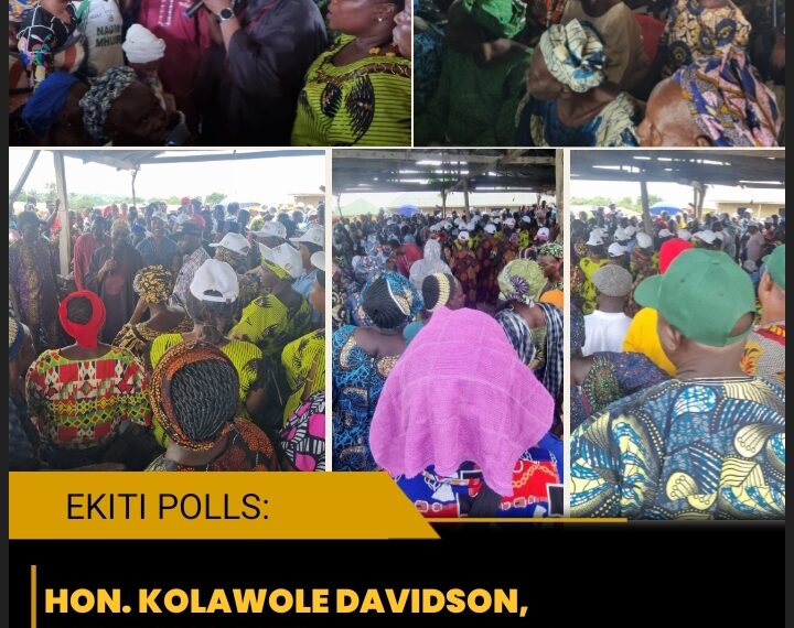 Hon. Kolawole Davidson Akinlayo, MHR, officially commenced his ward-to-ward consultation tour across Moba Local Government with a remarkable and heartwarming reception at Osan Ekiti Ward.