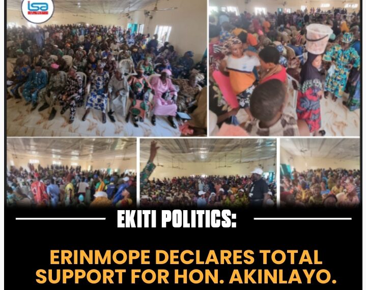 ERINMOPE DECLARES TOTAL SUPPORT FOR HON. AKINLAYO