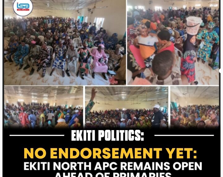 NO ENDORSEMENT YET: EKITI NORTH APC REMAINS OPEN AHEAD OF PRIMARIES