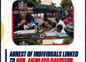 ‎RE: ARREST OF INDIVIDUALS LINKED TO HON. AKINLAYO DAVIDSON KOLAWOLE