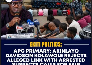 APC Primary: Akinlayo Davidson Kolawole Rejects Alleged Link With Arrested Suspects, Calls for Fair Investigation